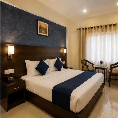 Deluxe room at Karnataka Pravasi Soudha